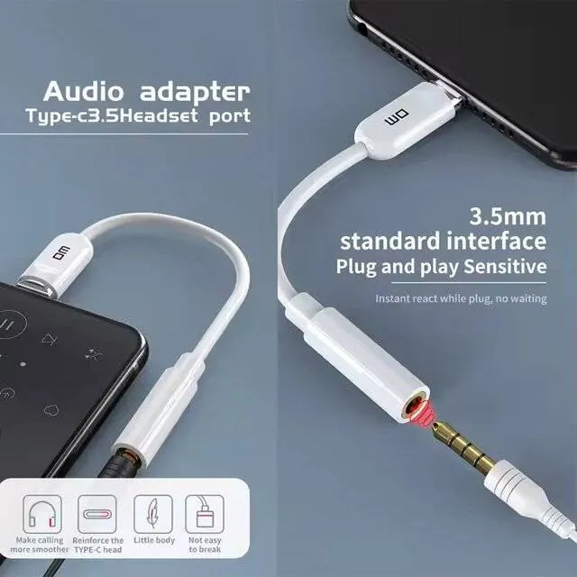 محول من Type-C إلى مدخل سماعات 3.5 ملم Type-C to 3.5mm Audio Adapter — 2