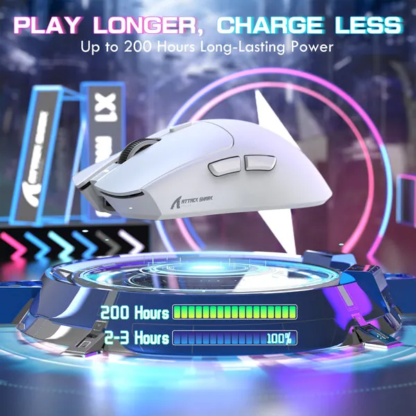 ATTACK SHARK X1 MOUSE TRI-MODE — 5