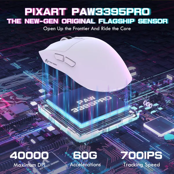 ATTACK SHARK X1 MOUSE TRI-MODE — 2