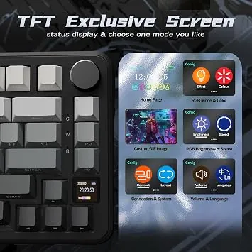 ATTACK SHARK KEYBOARD X85 PRO BLACK — 5