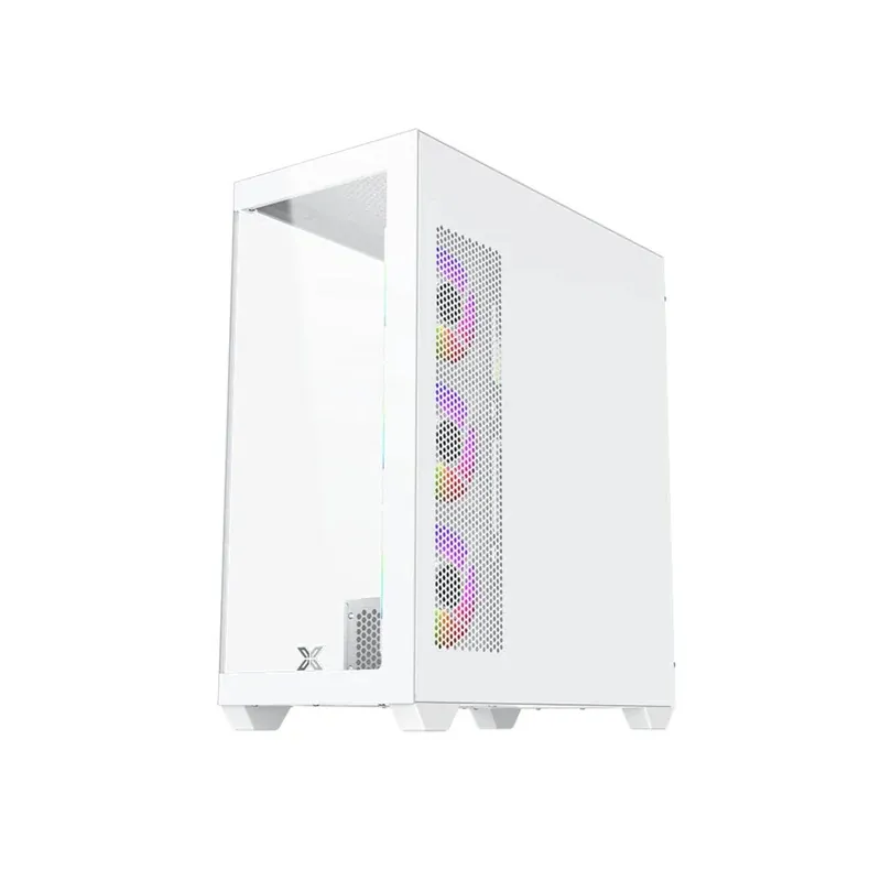 XIGMATEK BLAST ARCTIC – E-ATX Mid-Tower PC Case – White — 3