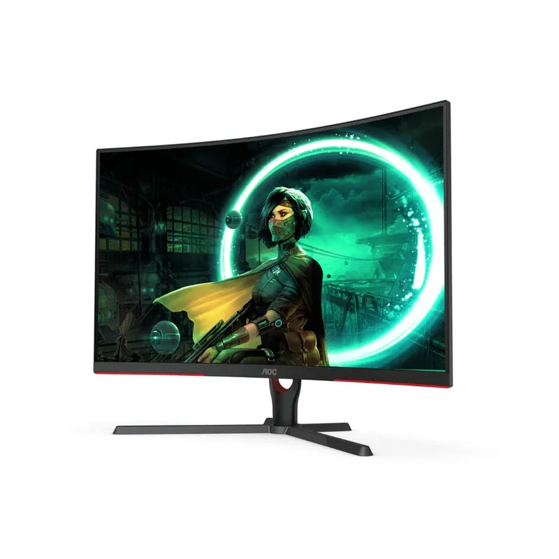 AOC C32G3E 32، FHD (1920×1080) 165 هرتز 1 مللي ثانية VA، شاشة منحنية — 2