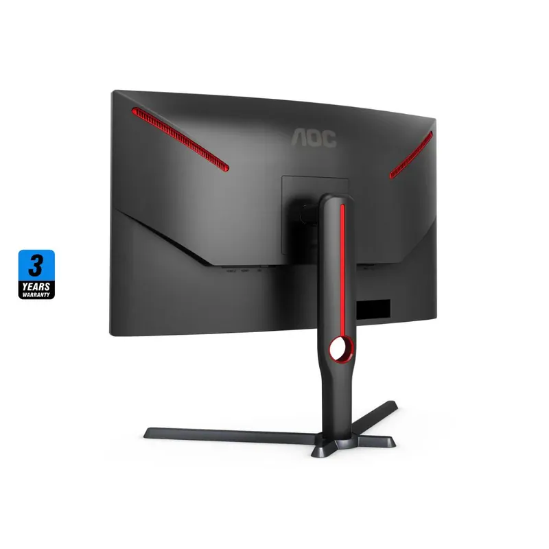 شاشة AOC CQ27G3Z مقاس 27 بوصة بدقة 2K (2560 × 1440) وتردد 240 هرتز ووقت استجابة 0.5 مللي ثانية وفولت أمبير منحنية — 3