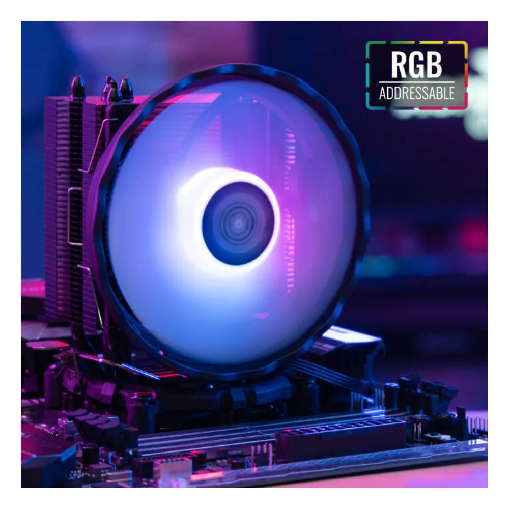 AEROCOOL FAN COOLING AIR RAVE-4 ARGB BLACK — 5