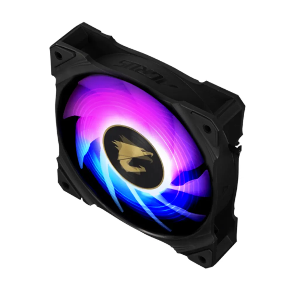 GIGABYTE FAN CASE AORUS 120mm ARGB BLACK — 4