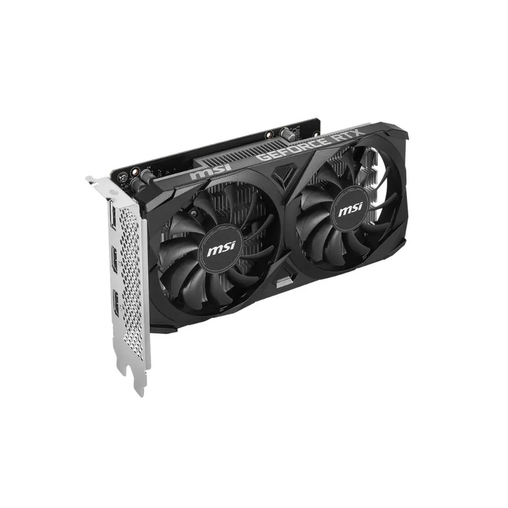 MSI RTX 3050 VENTUS 2X E OC BLACK – 6GB — 3