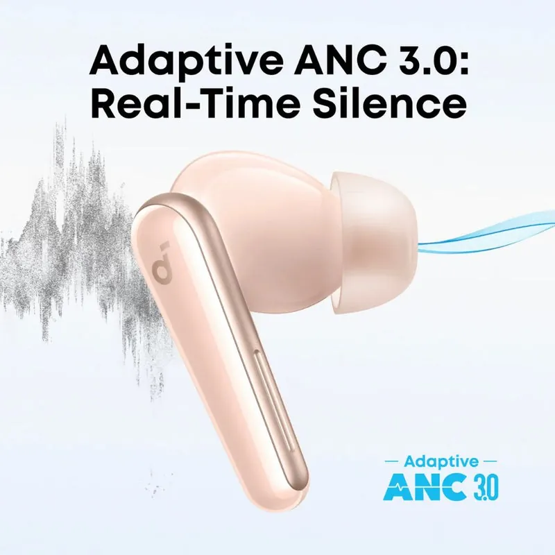 Anker soundcore Liberty 5 Noise-Cancelling Earbuds – Pink — 5
