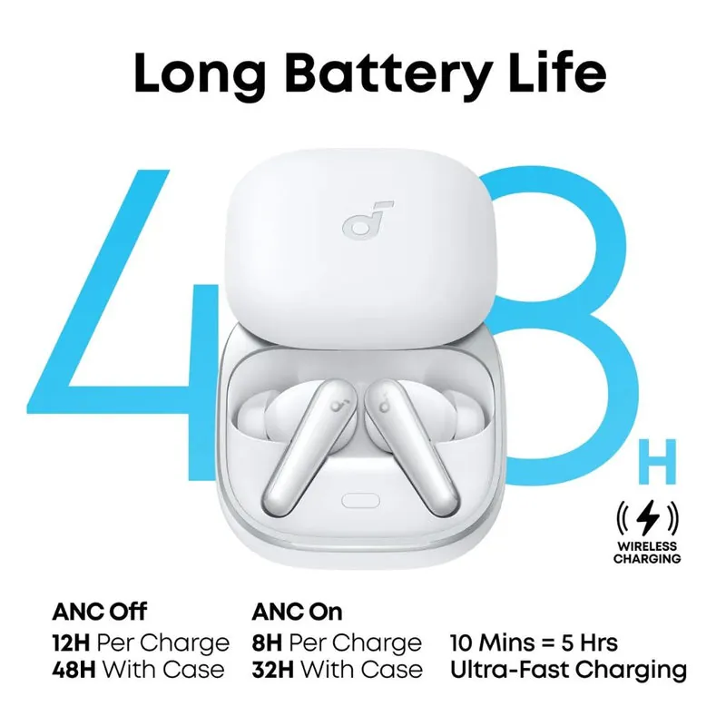 Anker soundcore Liberty 5 Noise-Cancelling Earbuds – White — 2