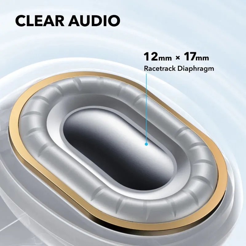 Anker soundcore C40i Clip-On Earbuds- Dark Gray — 5