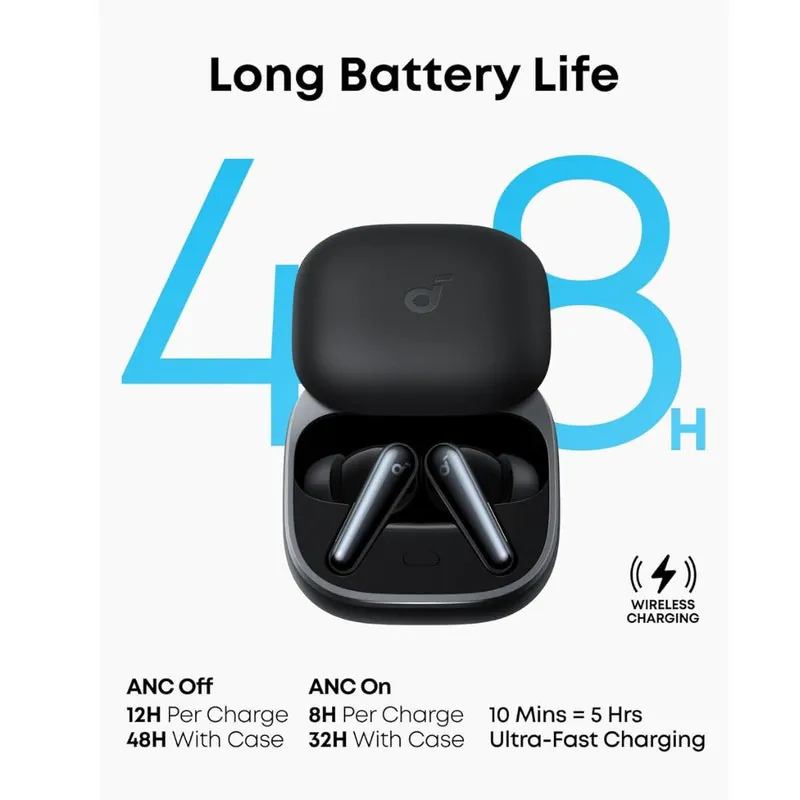 Anker soundcore Liberty 5 Noise-Cancelling Earbuds – Black — 3