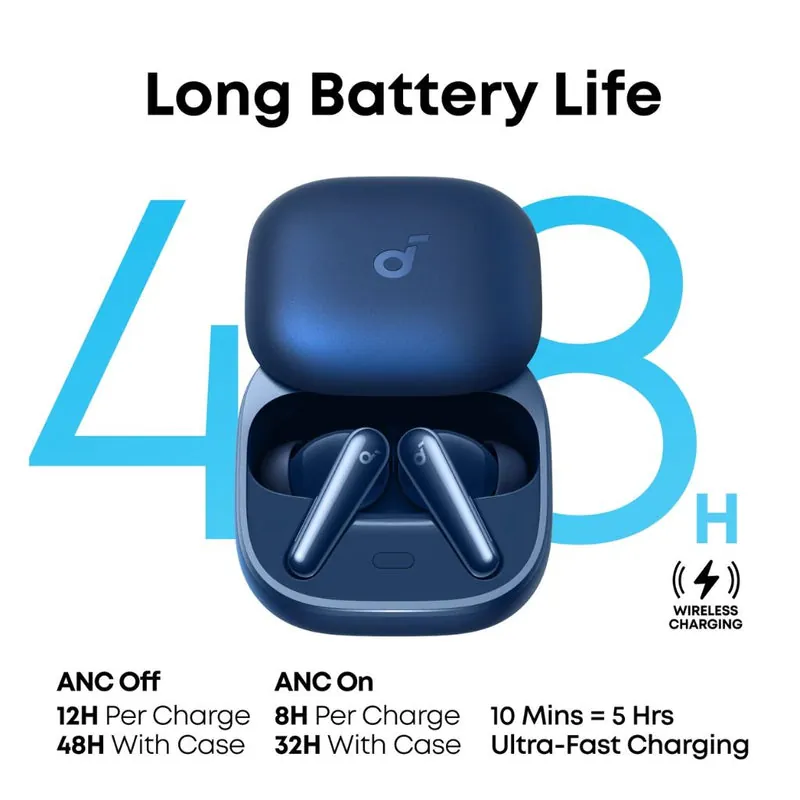 Anker soundcore Liberty 5 Noise-Cancelling Earbuds – Blue — 3