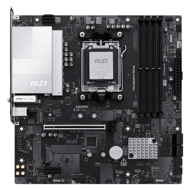 اللوحة الأم MSI PRO B840M-P WiFi DDR5 – مقبس AM5 — 3