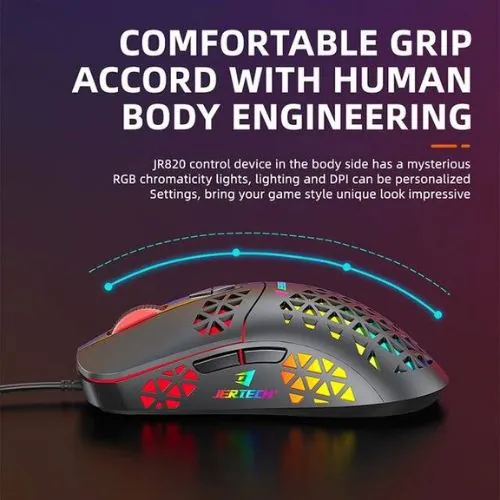 Jertech Control JR820 RGB Mouse Wire — 2