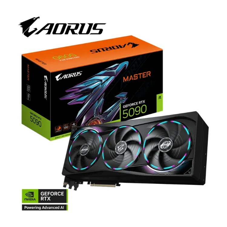 GIGABYTE AORUS GeForce RTX 5090 MASTER 32GB — 2