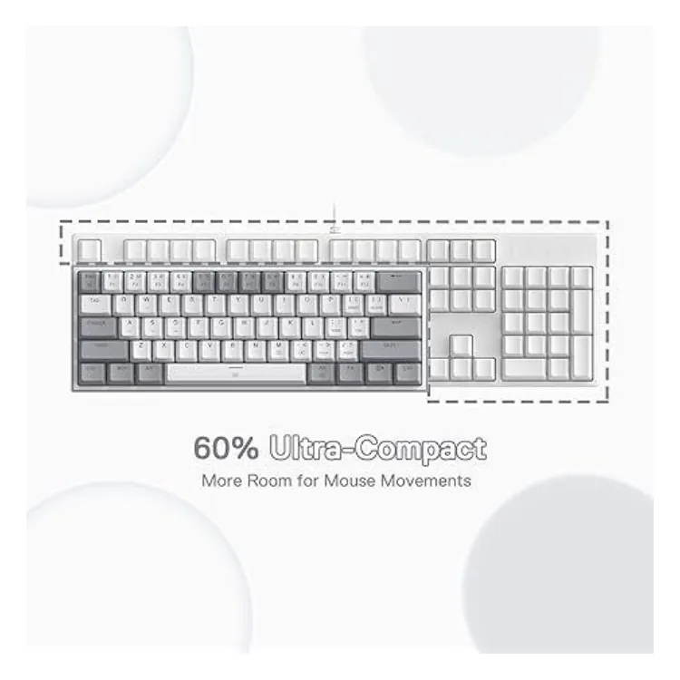 كيبورد Redragon Fizz K617 RGB GAMING KEYBOARD — 5