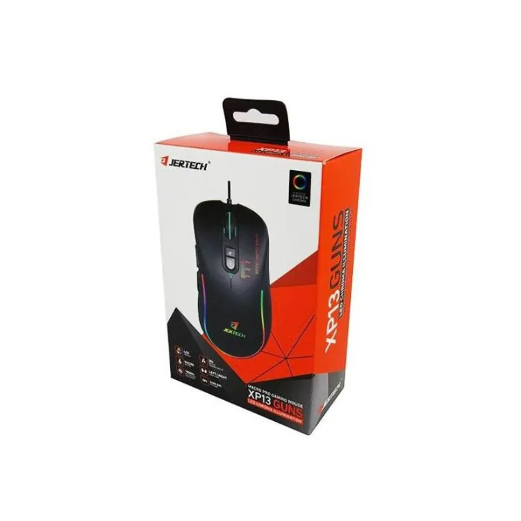 ماوس JERETECH MACRO PRO GAMING MOUSE XP13 GUNS LED CHROMA ILLUMINATION — 2