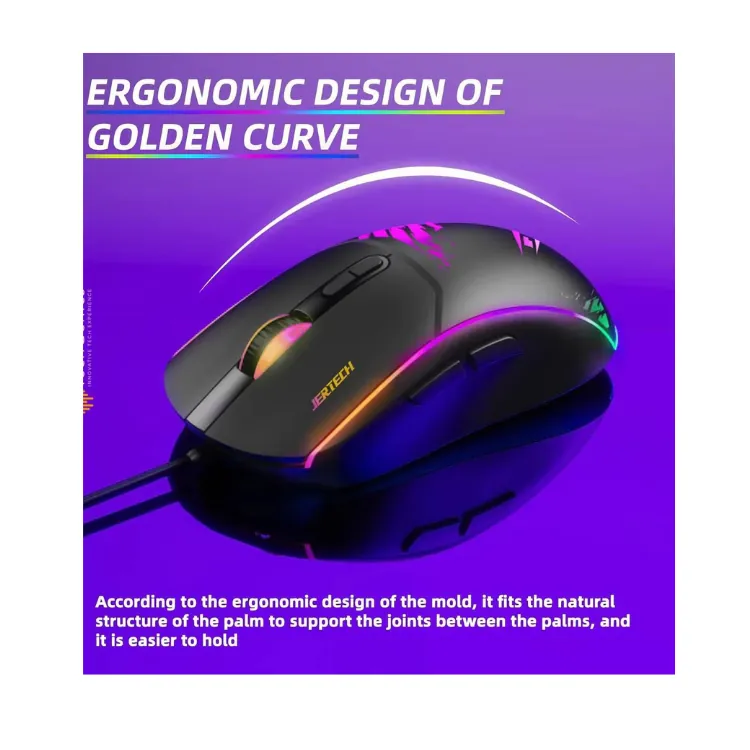 ماوس JERECH SHOOTER XP14 RGB GAMING MOUSE — 3