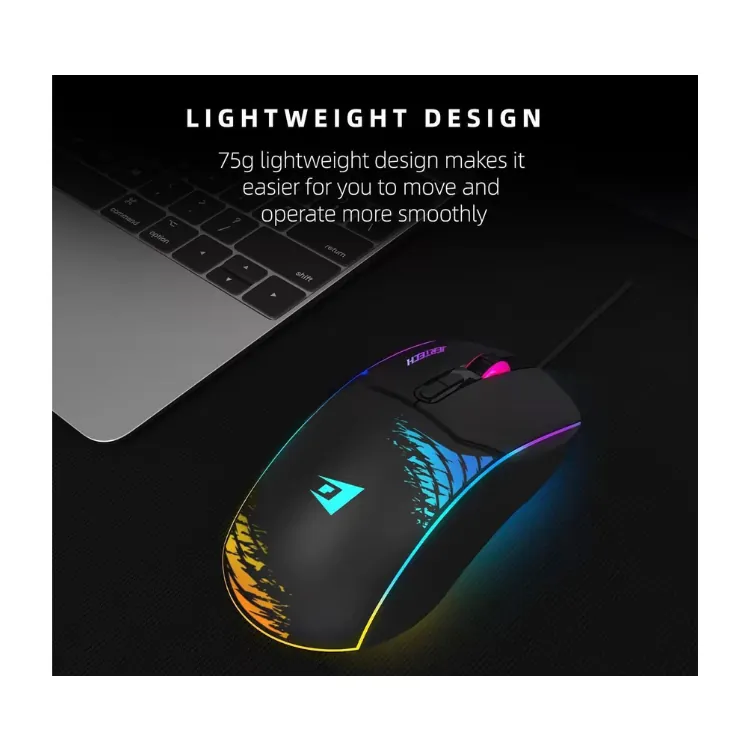 ماوس JERECH SHOOTER XP14 RGB GAMING MOUSE — 4