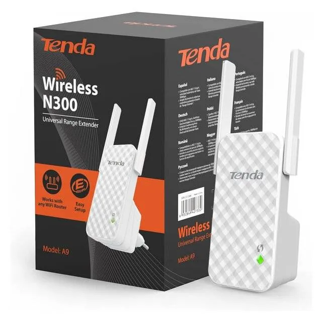 Tenda A9 N300 Wireless Repeater — 2