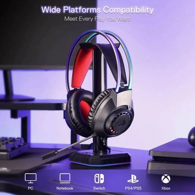 سماعات اذن ريدراجون – Redragon H231 Scream [3.5mm] Headset (Black) — 2