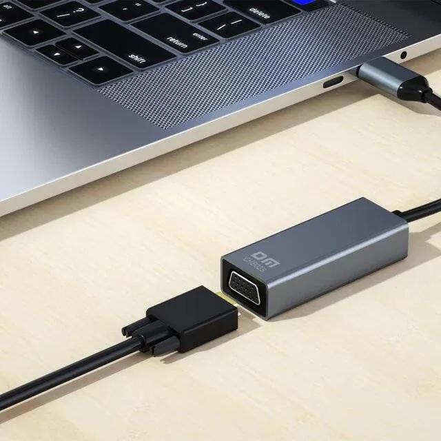 تحويلة Type-C الى  DM CHB023 Type‑C to VGA 1080P Adapter – VGA — 3