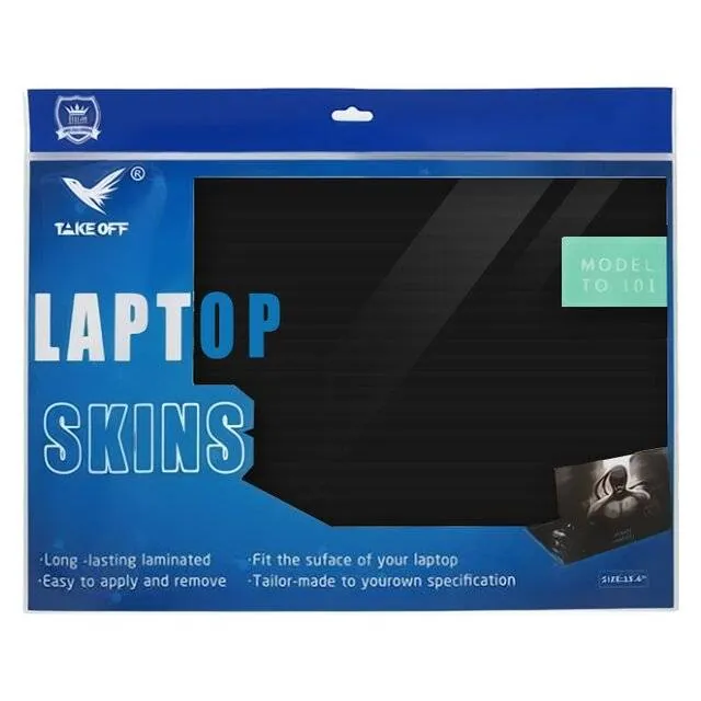 ملصق حماية اللابتوب TakeOff TO-101 (Black) Laptop Skin — 2