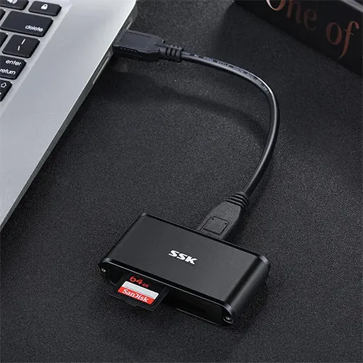 SSK SCRM630 USB3.0 Card Reader قارئ بطاقة ذاكرة — 3