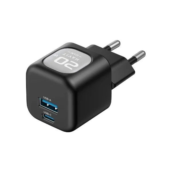 شاحن جداري – 20 واط Havit UC220 20W GaN Travel Charger — 2
