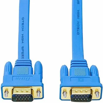كابل VGA مسطح بطول 50 قدم ذكر إلى ذكر – ريانك 07 Riyank 07 VGA-SVGA Flat Cable – 50ft Male to Male-1 — 3