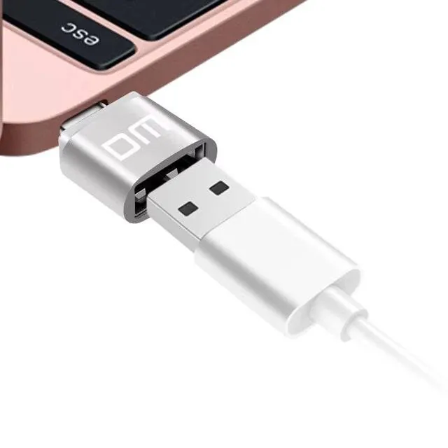 DM AD002 USB Type-C to USB-A OTG Adapter – BLACK — 2