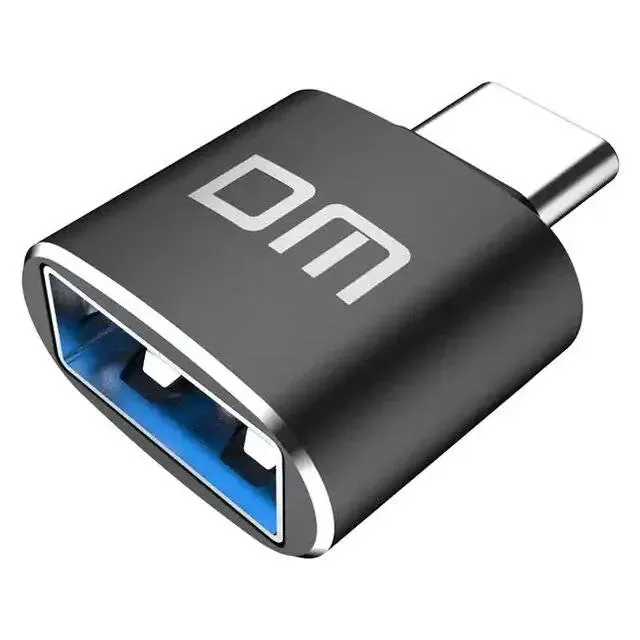 DM AD002 USB Type-C to USB-A OTG Adapter – BLACK — 5