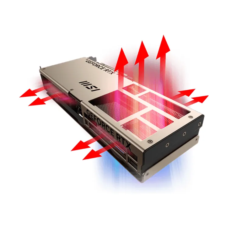 MSI GeForce RTX 5080 INSPIRE 3X OC | 16GB GDDR7 | 256-bit | 2655MHz — 2