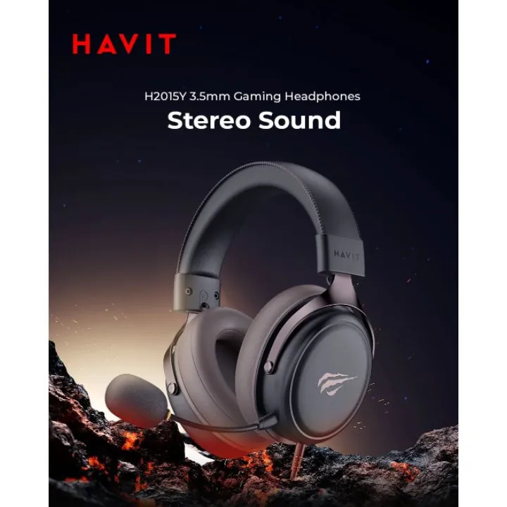 سماعة الألعاب هافيت H2015Y – سلكية بمنفذ 3.5 ملم Havit Gamenote H2015Y 3.5mm Gaming Headphones — 2