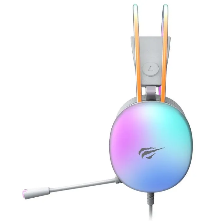 سماعة ألعاب هافيت بإضاءة RGB ومقبس 3.5مم – Havit Gamenote H2037d HAVIT GAMENOTE H2037d 3.5MM Gaming Headphone — 3