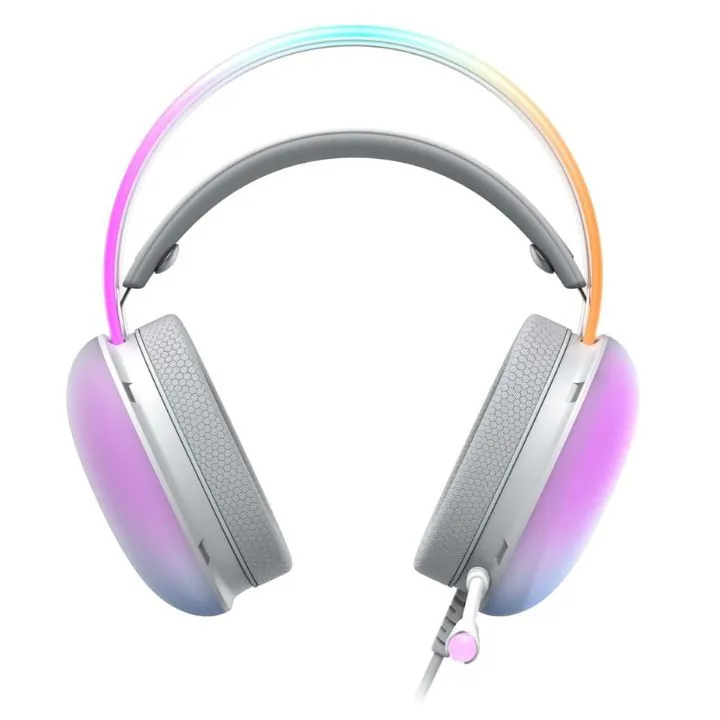 سماعة ألعاب هافيت بإضاءة RGB ومقبس 3.5مم – Havit Gamenote H2037d HAVIT GAMENOTE H2037d 3.5MM Gaming Headphone — 2