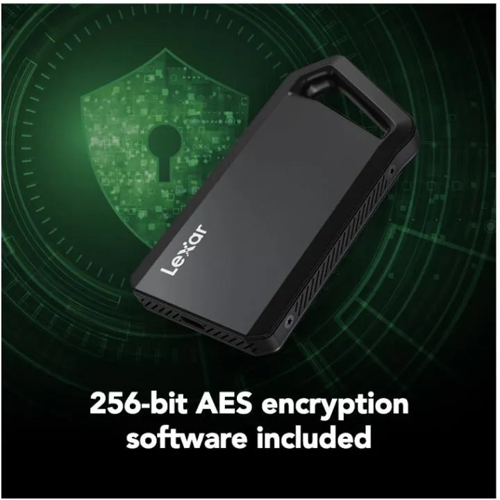 هارد خارجي ليكسر بروفيشنال SL600 محمول سعة 2 تيرة Lexar Professional SL600 Portable SSD 2TB – USB 3.2 Gen 2×2 — 3