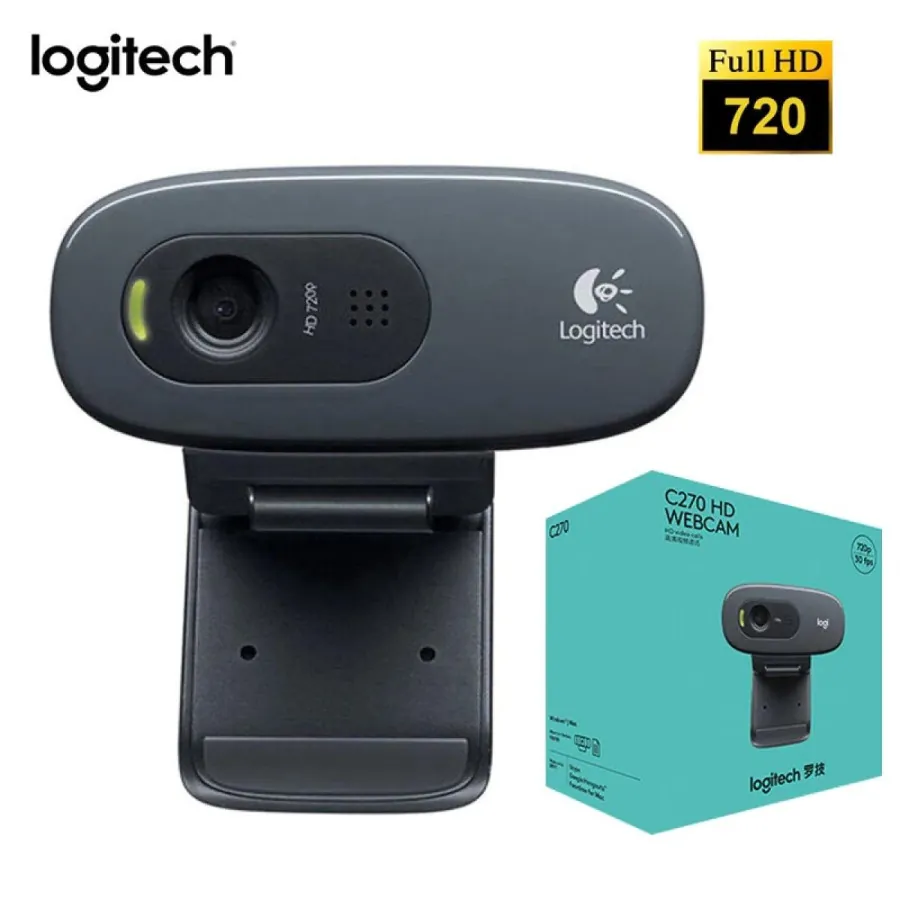 كاميرا ويب لوجيتك C270 HD بجودة 720p Logitech C270 HD Webcam 720p 30fps — 2