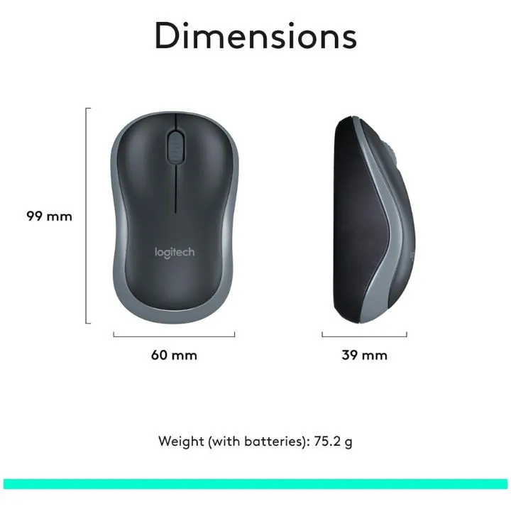طقم لوحة مفاتيح وماوس لاسلكي لوجيتك MK270 Logitech MK270 Wireless Keyboard and Mouse Combo — 2
