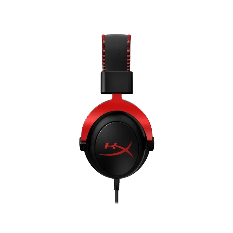 سماعة ألعاب هايبر إكس كلاود 2 محيطية بصوت 7.1 وميكروفون مانع للضوضاء (HyperX Cloud II)   HyperX Cloud II Gaming Headset with Virtual 7.1 Surround Sound — 2