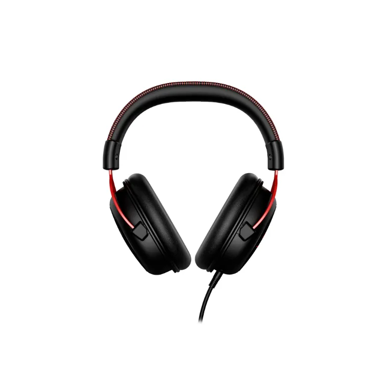 سماعة ألعاب هايبر إكس كلاود 2 محيطية بصوت 7.1 وميكروفون مانع للضوضاء (HyperX Cloud II)   HyperX Cloud II Gaming Headset with Virtual 7.1 Surround Sound — 5