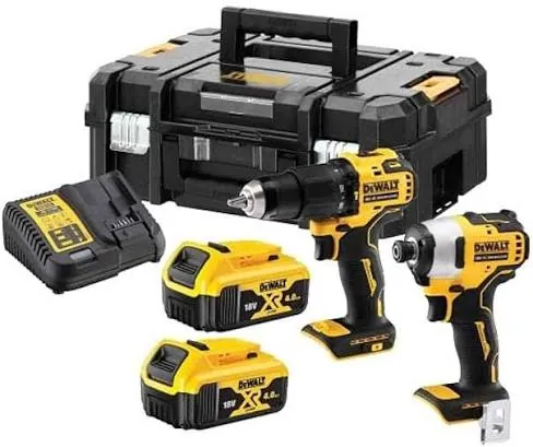 [18V BL Compact TwinpkDCF809 DCD709 2x4A] DCK2062M2T-GB — 2