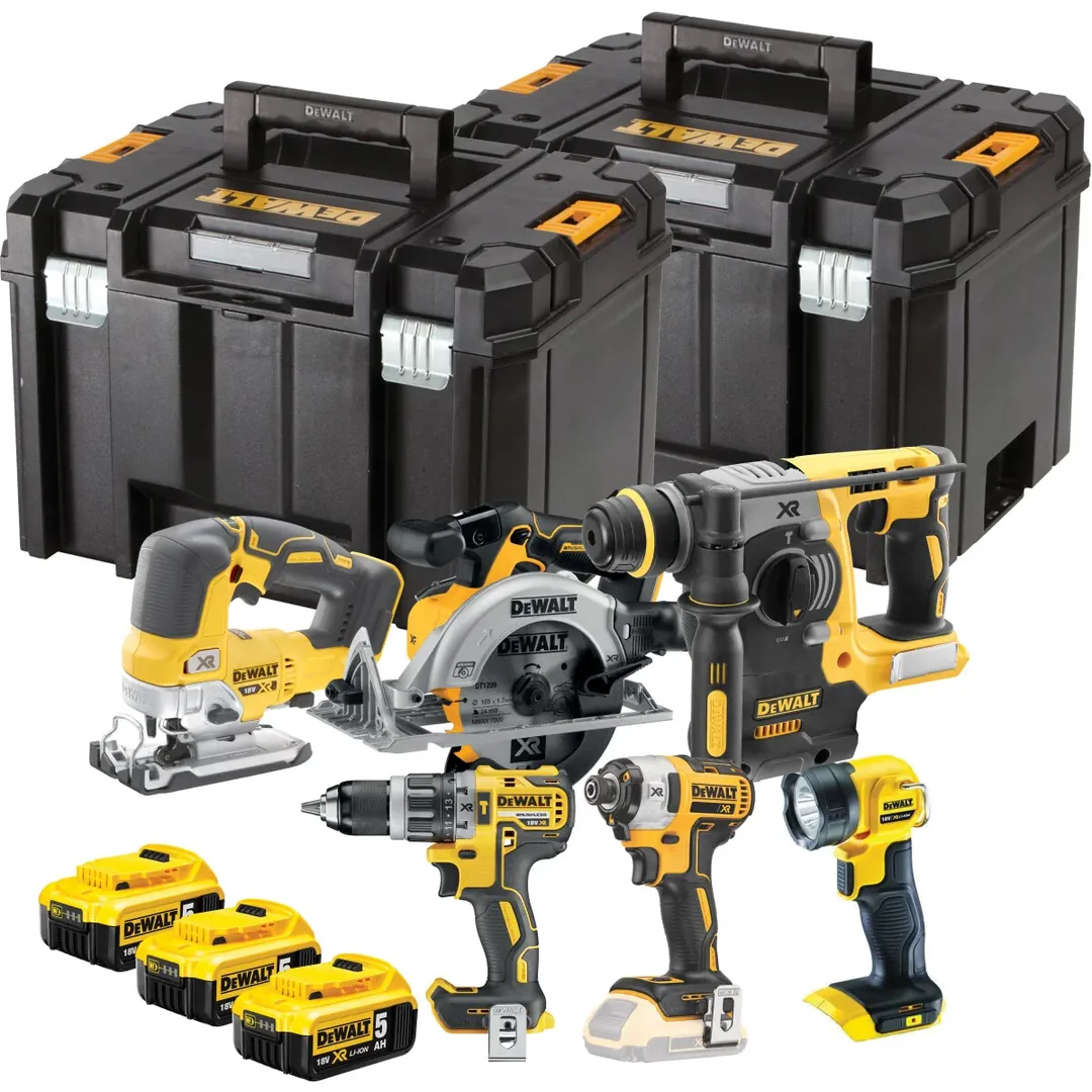 [18V CORDLESS 6PC KIT] DCK690P3T-GB — 2