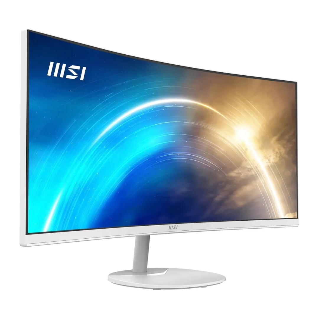 MSI PRO MP341CQW Curved – 34 Inch UWQHD (3440 x 1440) VA Panel 100Hz 1ms White — 4