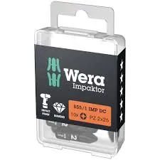لقمة مفك فيلبس بي تي زد ويرا

Wera 851/1 BTZ PH 2 Phillips Bit — 2