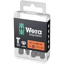 لقمة مفك بوزيدريف بي تي زد ويرا

Wera 855/1 BTZ PZ 2 Pozi Bit — 2