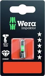 لقمة توركس بتسارت ويرا

Wera 867/1 BiTorsion TORX Bit TX 27 — 2