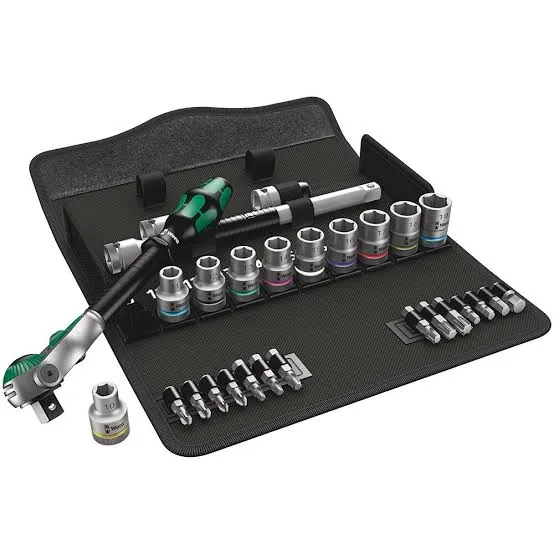 طقم مفاتيح راتشيت زايكلوب سبيد 1/2 بوصة متري 28 قطعة ويرا

Wera 8100 SC 6 Zyklop Speed Set — 2