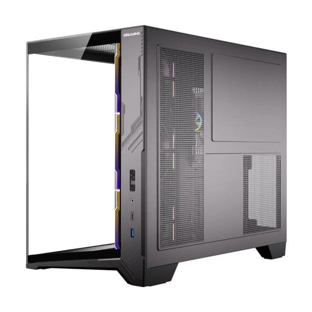 ES-Gaming Zero Max 7-Fan Case (Black) — 2