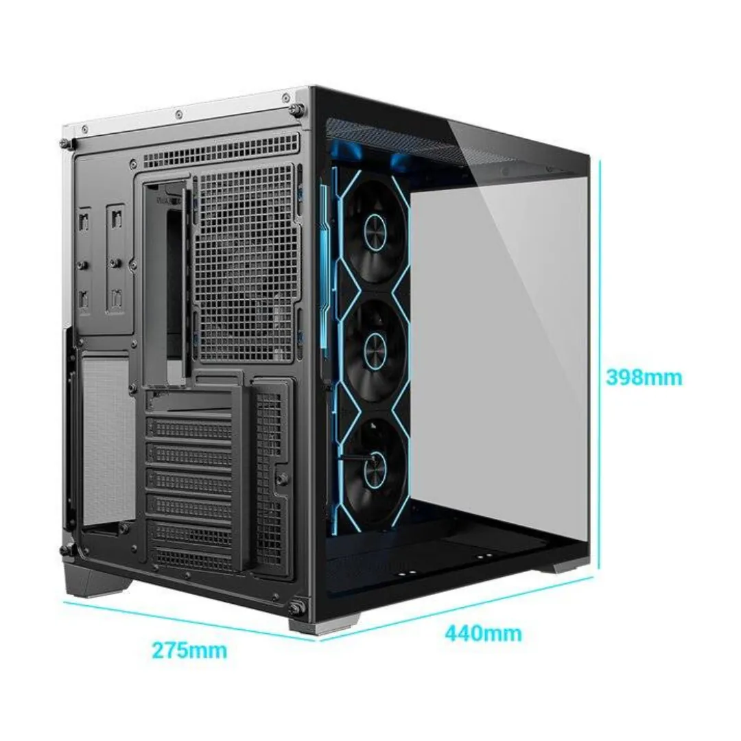 ES-Gaming Zero Max 7-Fan Case (Gray) — 3
