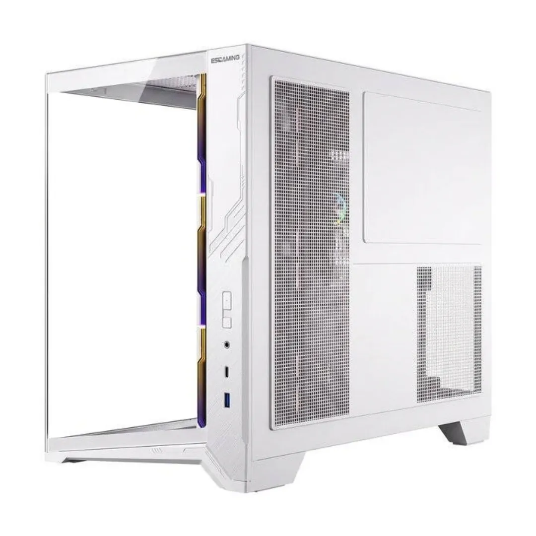 ES-Gaming Zero Max 7-Fan Case (White) — 2